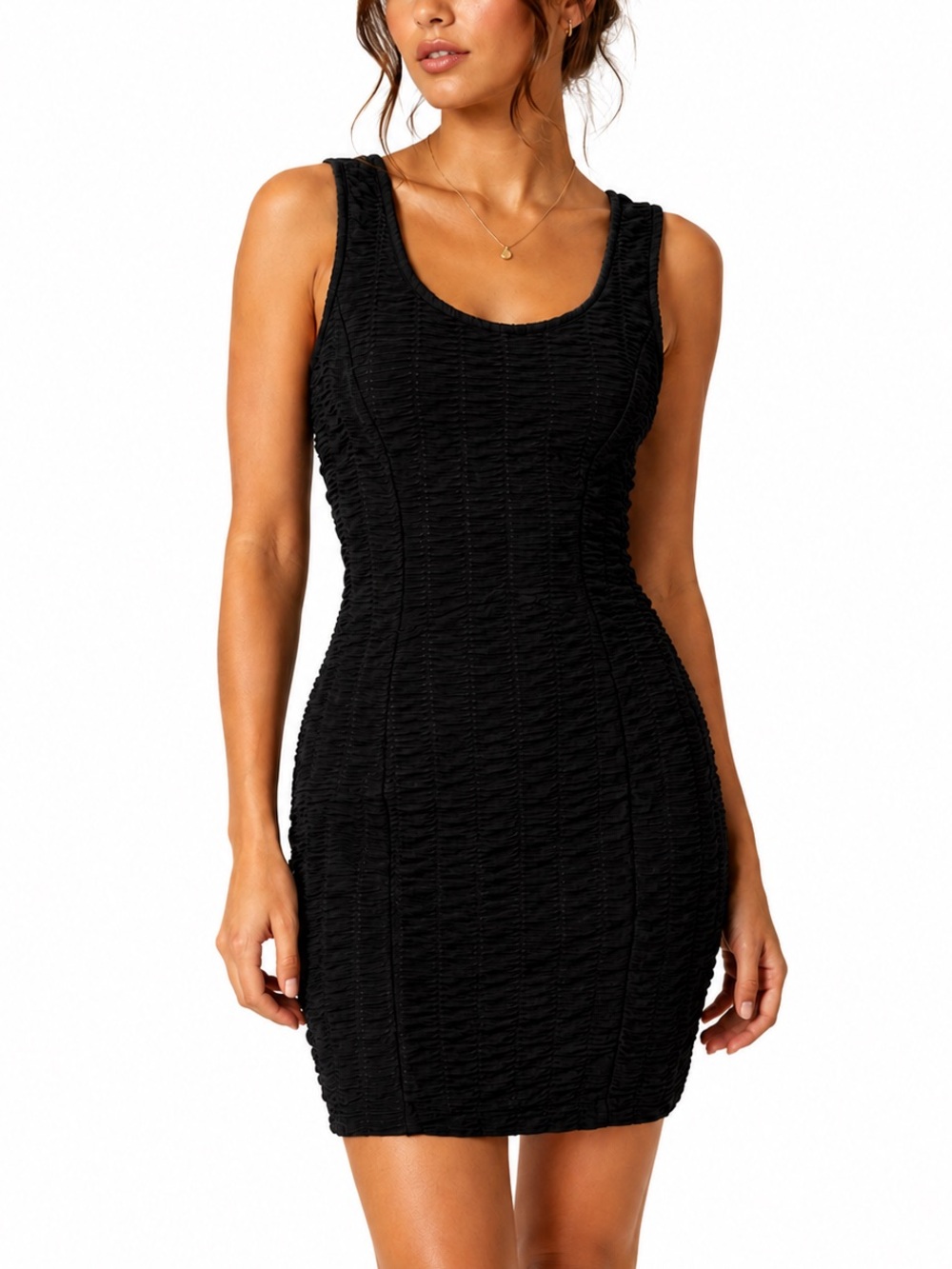 Rag & Bone Textured Bodycon Dress Black Sz 4 Romantic Vixen Flirty 90’s Mob Wife